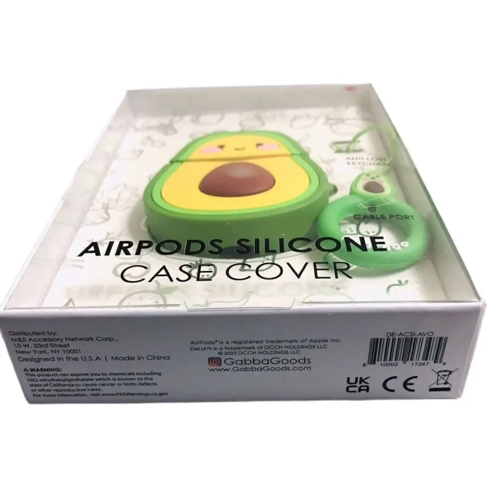 Delias Avocado Airpods Silicone Case